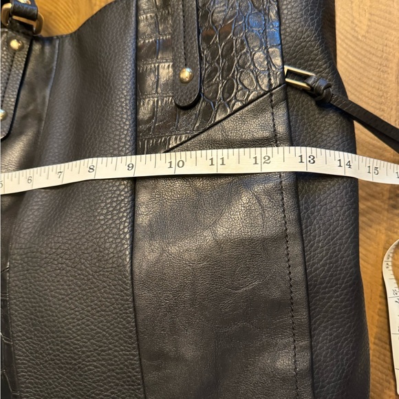 Relic by Fossil Patchwork Black Tote/Shoulder Bag - Picture 7 of 15